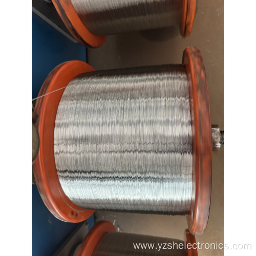 Tinned copper clad copper wire production